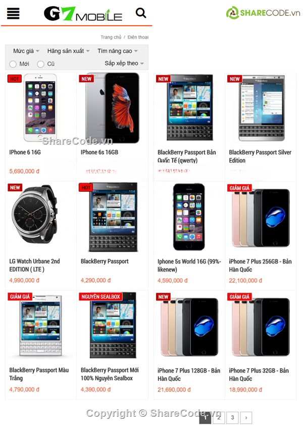 công nghệ web,bán website,full báo cáo