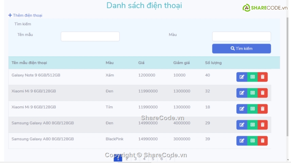 giao diện web,web bán điện thoại,website bán điện thoại