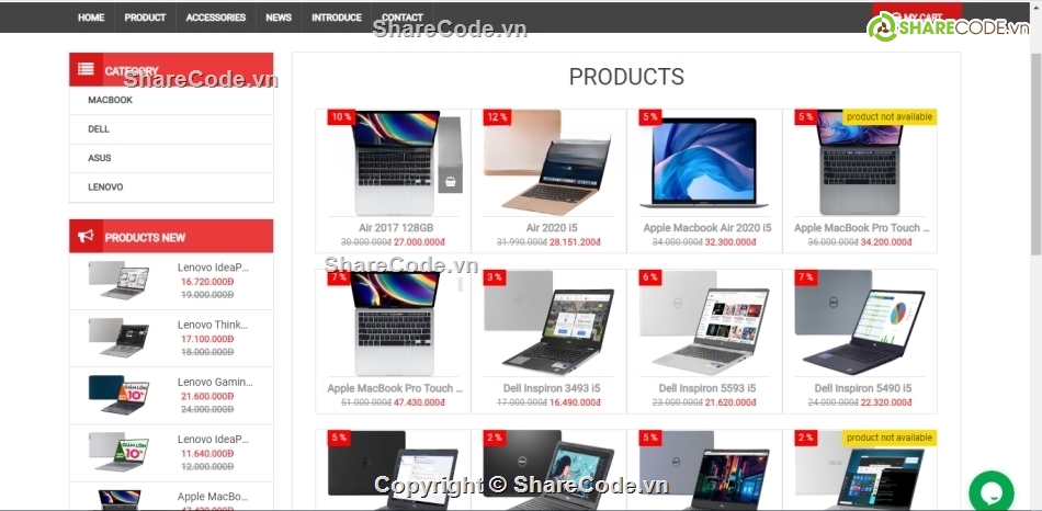 Website bán hàng,Web bán hàng,php thuần,Website php