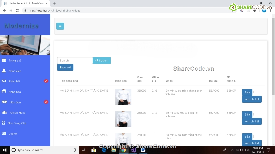 báo cáo web bán hàng,.NET,bán website