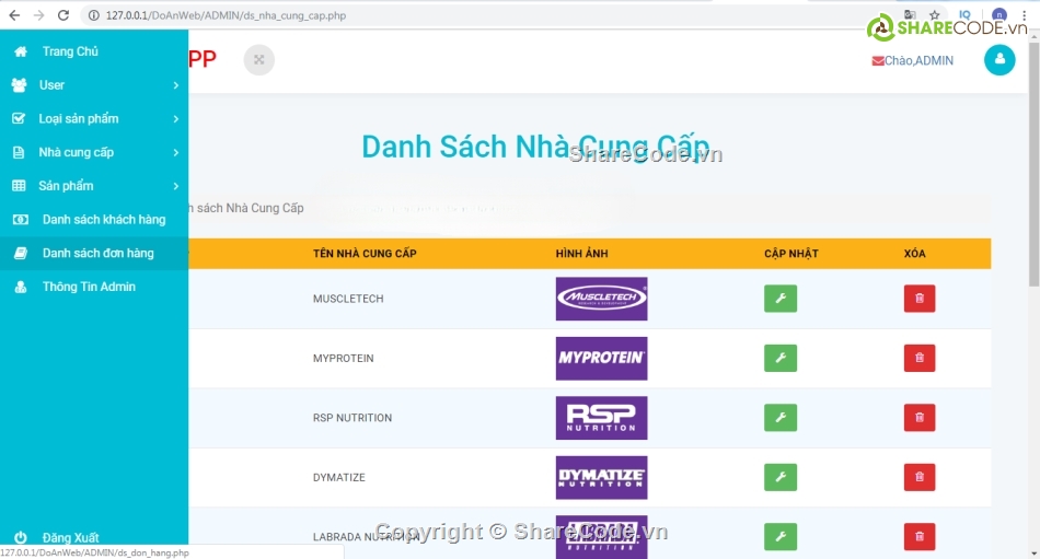 Website bán hàng,Web bán hàng,php thuần