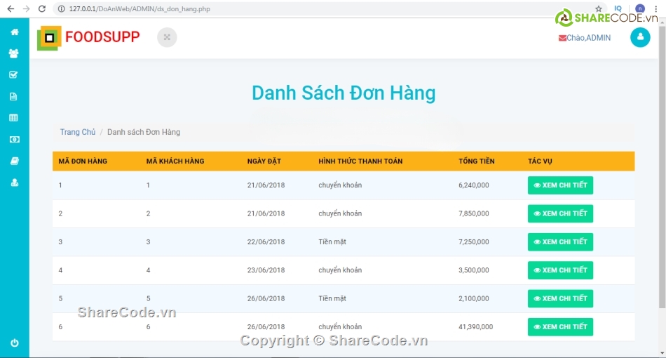Website bán hàng,Web bán hàng,php thuần