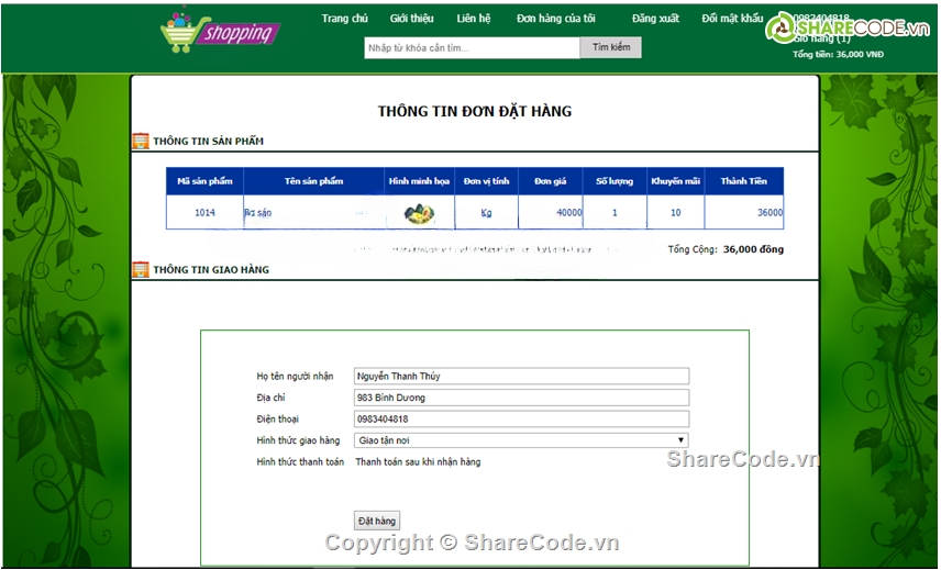 giao diện web,full báo cáo,báo cáo,website