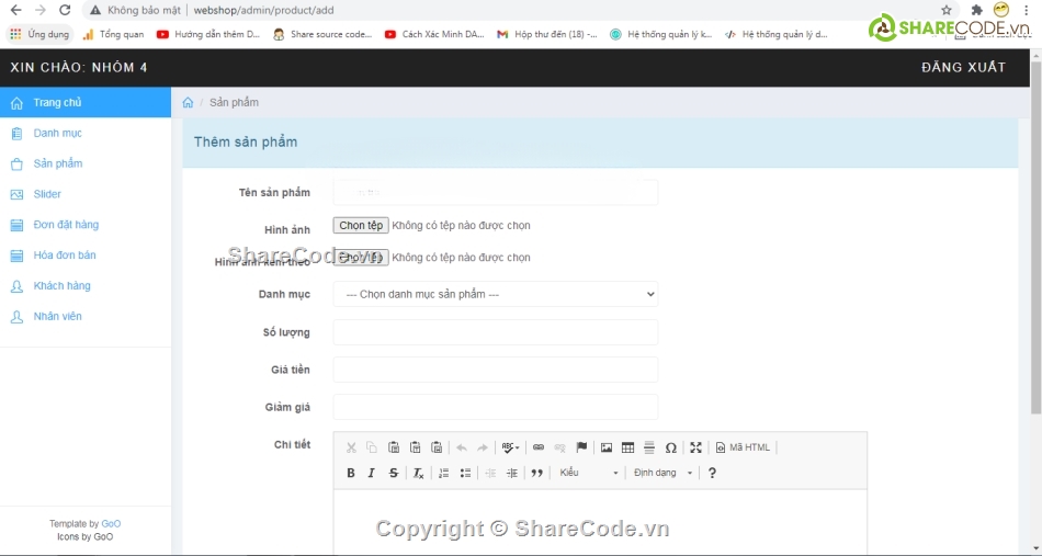 Code web bán hàng,Code php,web bán hàng php