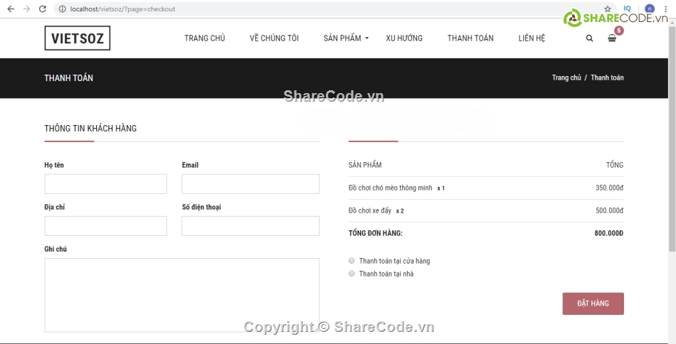 php thuần,web php,web bán hàng php
