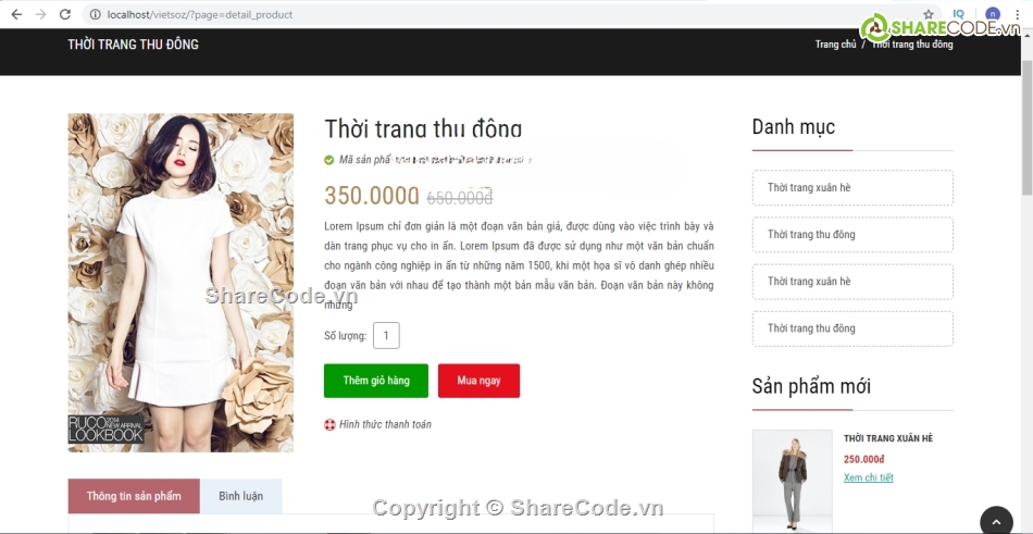 php thuần,web php,web bán hàng php