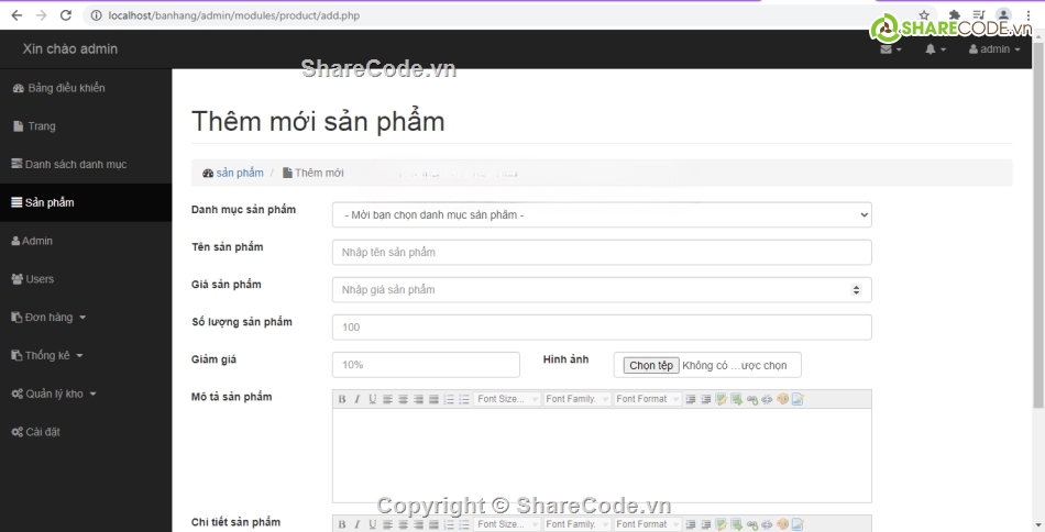 web bán hàng php,báo cáo,website,web php