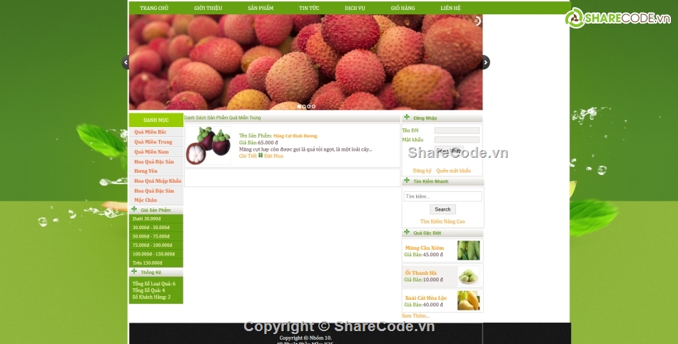 bán hoa,website bán hoa,web bán hoa quả