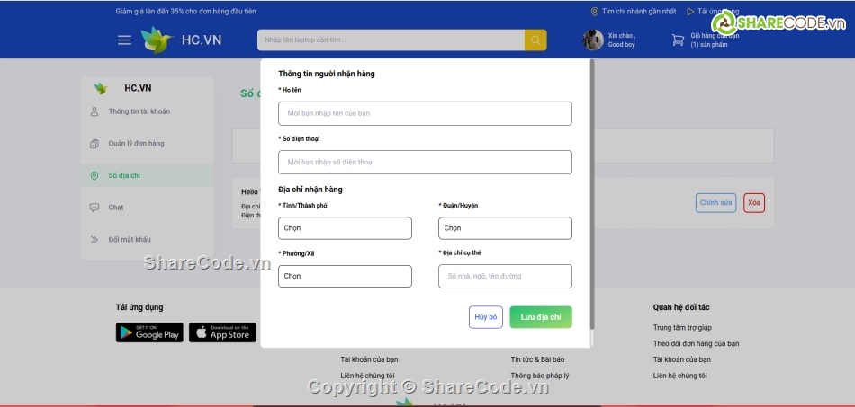 website,website đẹp,bán laptop