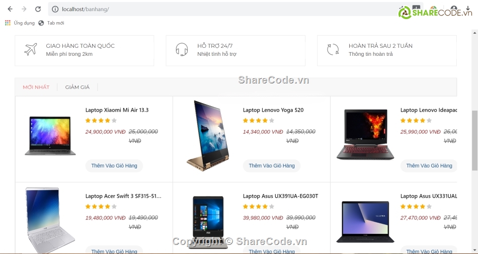 Code bán máy tính,Code website đẹp,Code php