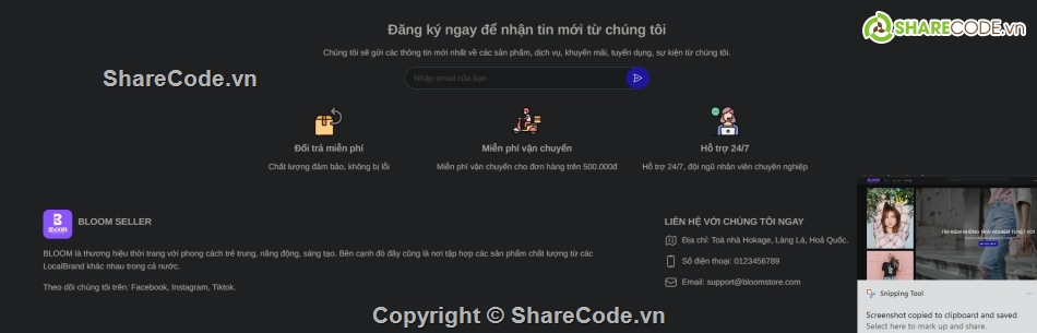 bán quần áo,Website bán quần áo,code web bán quần áo