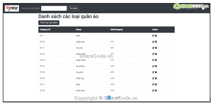 web bán quần áo,full báo cáo,bán quần áo