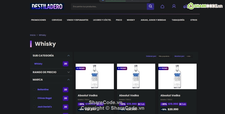 html css,Website bán rượu,web bán rượu