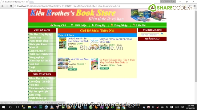 Website bán hàng,website bán sách,thương mại điện tử,mvc asp.net,web bán hàng