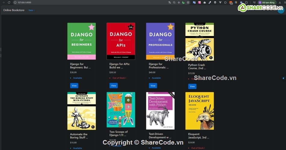 python,bán sách online,django,bán,online,full chức năng