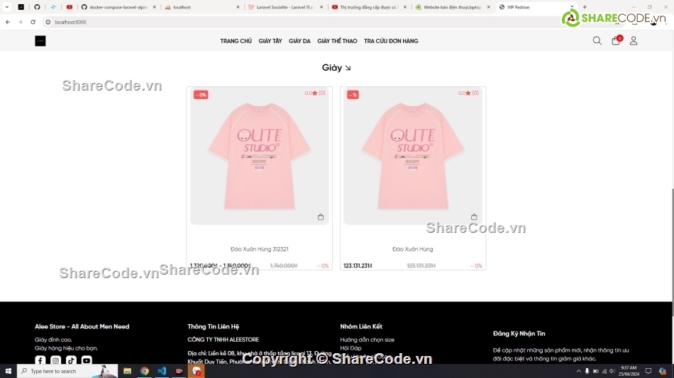 Website bán hàng,Web thời trang,Code web bán,code bán hàng,code website php laravel