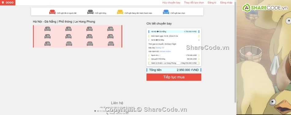 Code đồ án,Website bán vé máy bay,spring,MVC,Code web