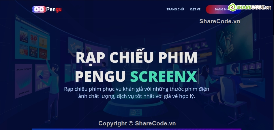 Web xem phim,bán vé,xem phim,Website xem phim