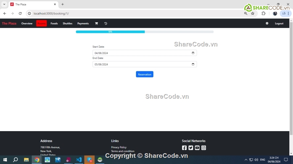 Share code web đặt phòng khách sạn,Source code web quản lý khách sạn,Website khách sạn