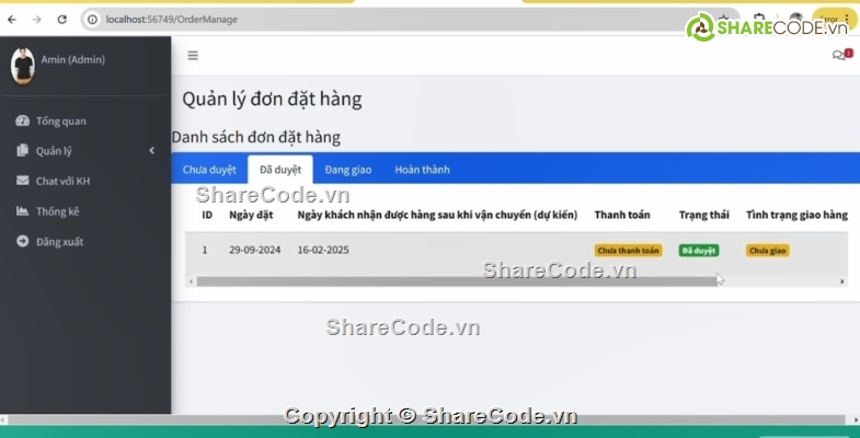 website,web chat,asp.net mvc,bán hàng cafe