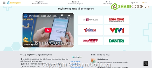 code đồ án đặt lịch khám bệnh,nodejs,reactjs,mysql,xampp,postgres
