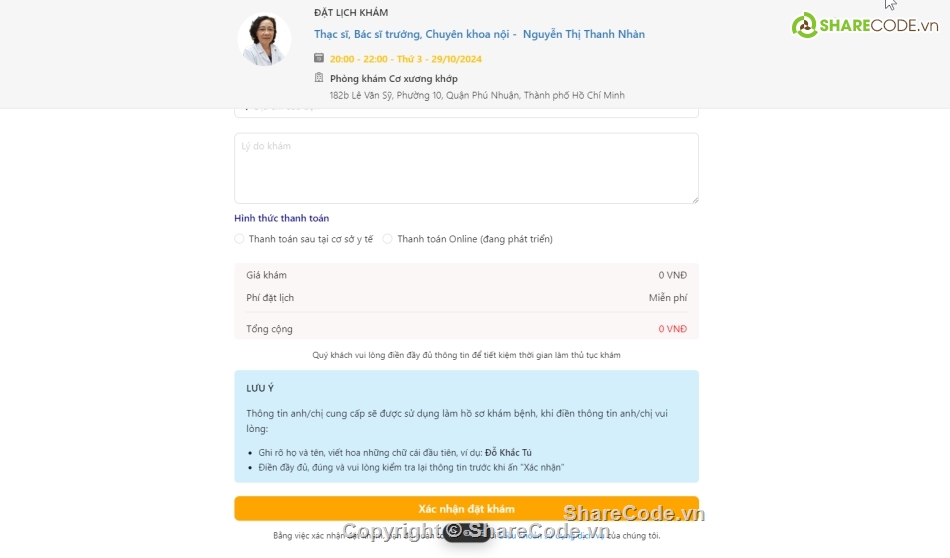 website khám bệnh,đặt lịch khám bệnh,đặt lịch khám bệnh online