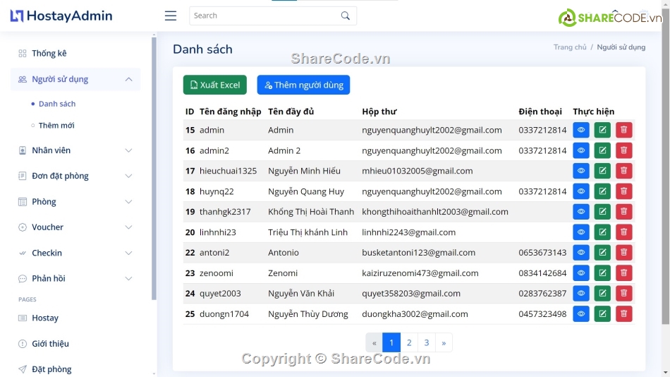 Source code web,Code web,Code đồ án,web đặt phòng khách sạn,Đặt phòng