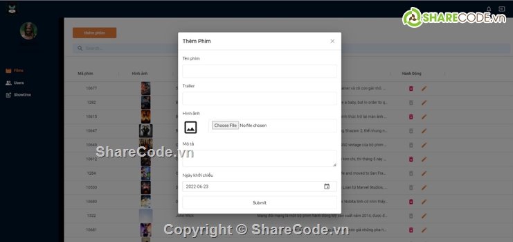 Đặt vé xem film,Đặt vé online,NodeJS