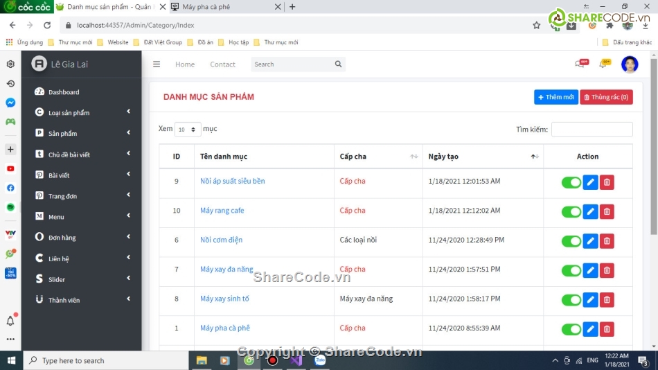 Code website bán hàng asp.net mvc5,Đồ án ASP MVC5,Đồ án MVC,Web MVC,Website ĐỒ GIA DỤNG,Code web đồ gia dụng