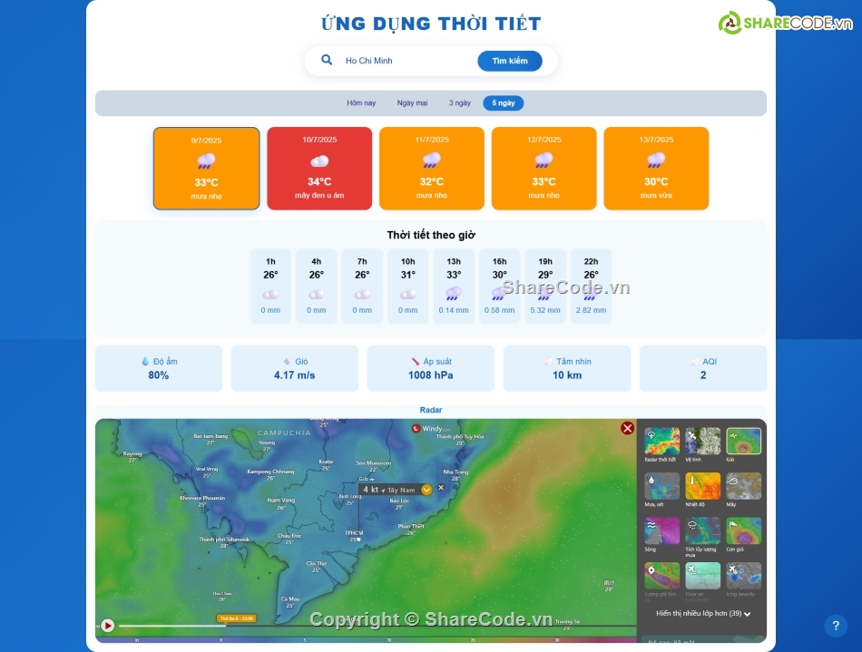 thời tiết,Website,OpenWeatherMap,Node.js,React.js,API