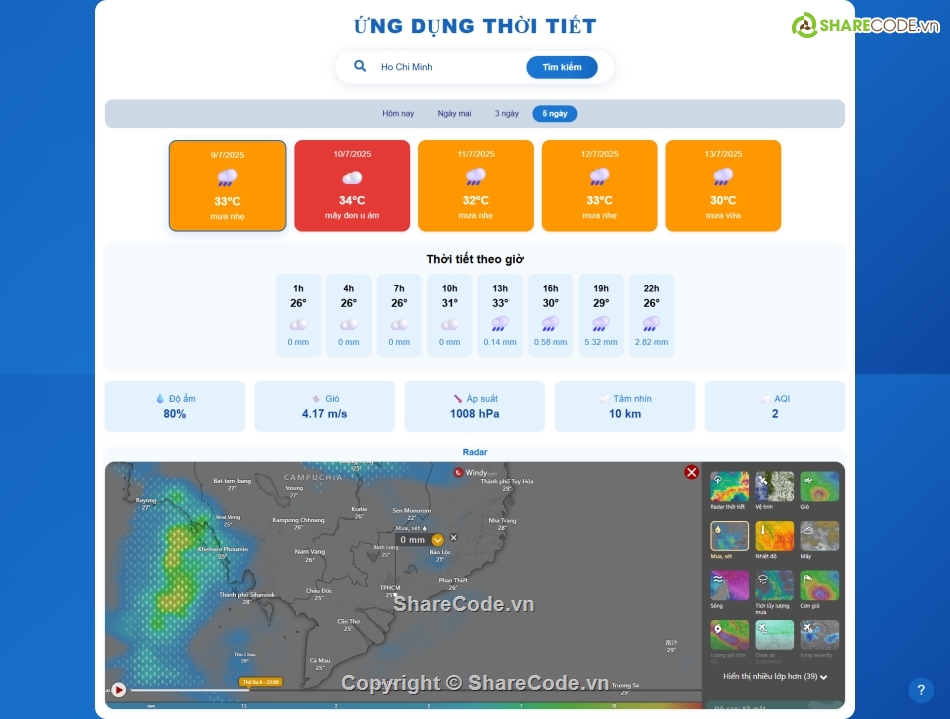 thời tiết,Website,OpenWeatherMap,Node.js,React.js,API