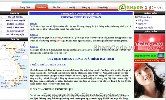 Website giới thiệu,Web giới thiệu,Website du lịch,tour du lịch,website du lịch