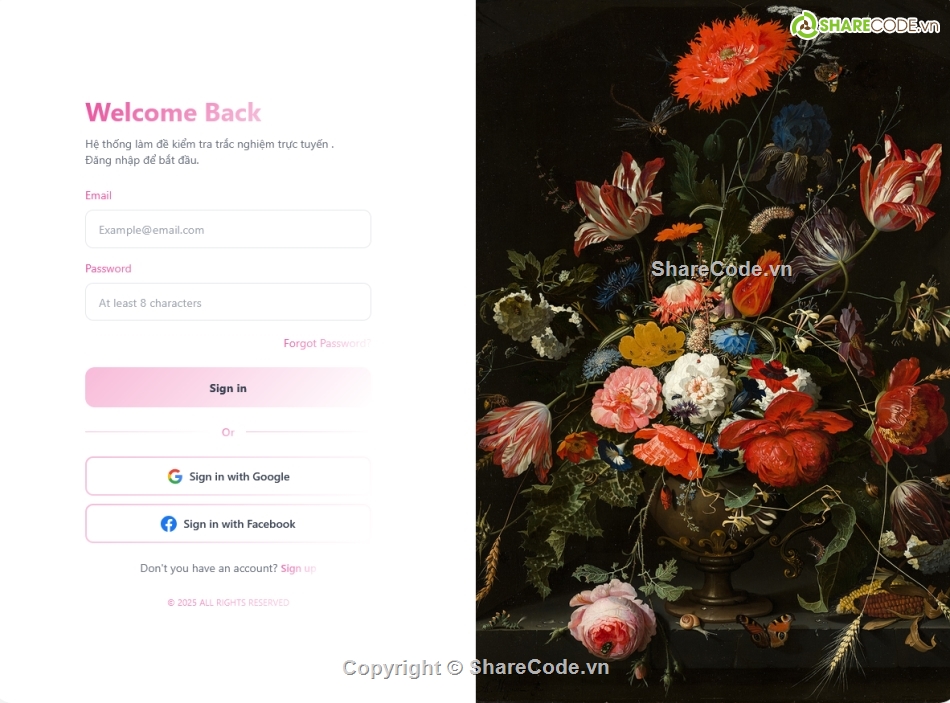 Code web,trắc nghiệm trực tuyến,full code kiểm tra trắc nghiẹm