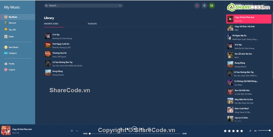 Music,Music Player,Code Music App,Website Music Player