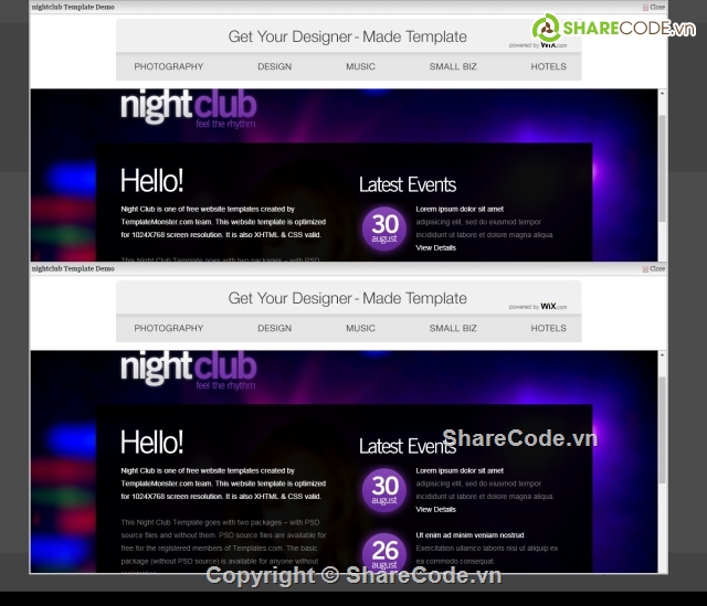 website night club,website đẹp,website html đẹp,Code website đẹp,Website Template