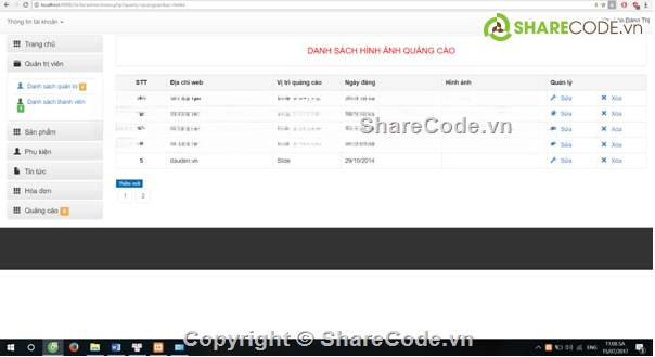 Website bán hàng,Web bán hàng,php thuần,Website php,full báo cáo,điện tử