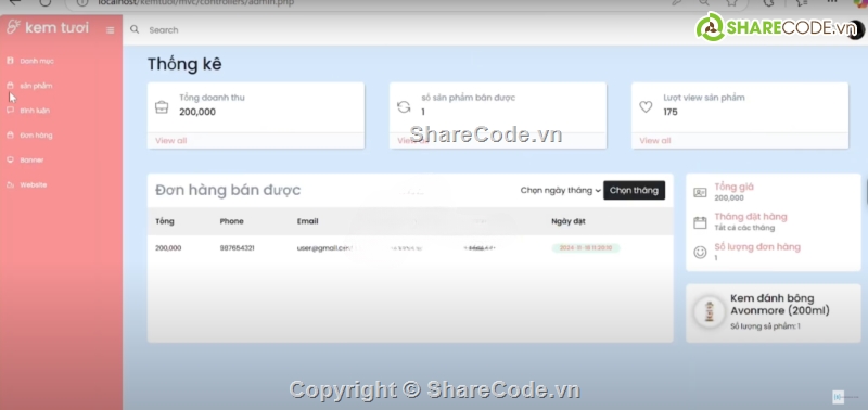 php thuần,giao diện web,website