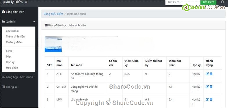 Website quản lý,Website php,php mvc