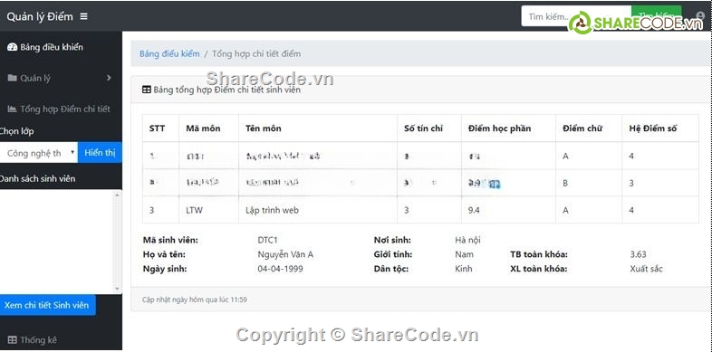 Website quản lý,Website php,php mvc
