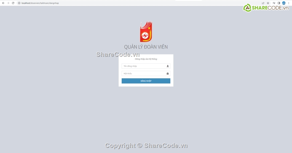Website quản lý,Code quản lý,Code quản lý đoàn viên