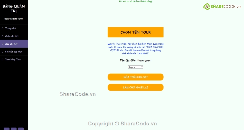Website du lịch,Website quản lý,Website php,quản lý du lịch