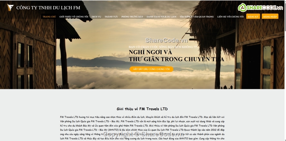 Website du lịch,Website quản lý,Website php,quản lý du lịch