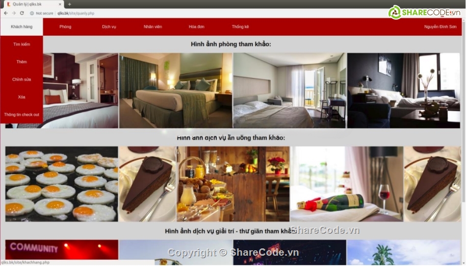 php thuần,web quản lý,báo cáo