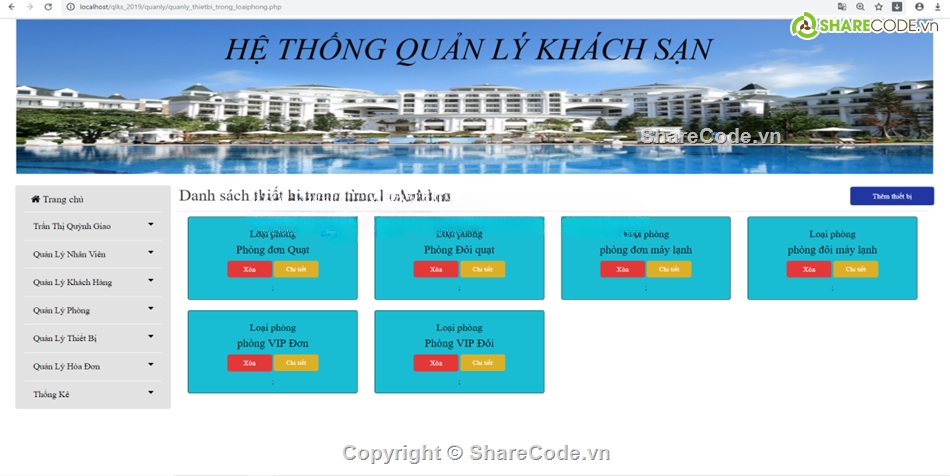 php thuần,giao diện web,web quản lý