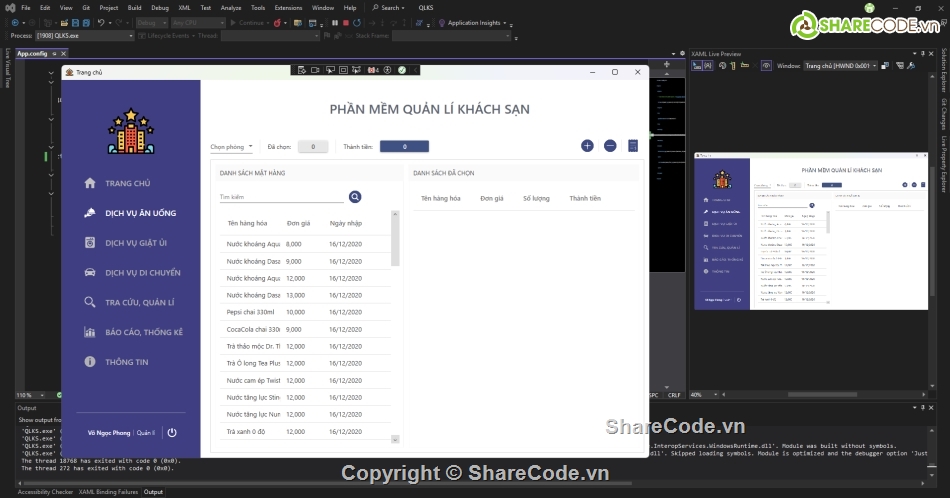Website quản lý,quản lý,Website khách sạn