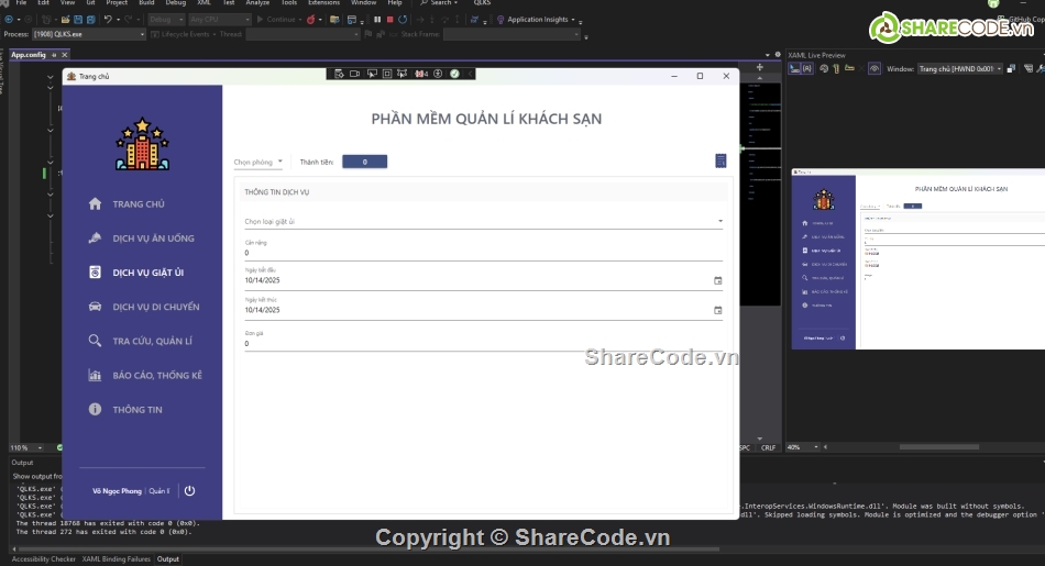 Website quản lý,quản lý,Website khách sạn