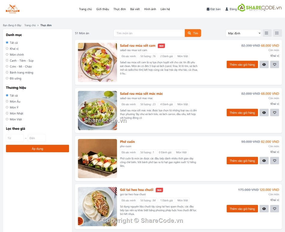quản lý nhà hàng,đặt bàn nhà hàng,quản lý món ăn,restaurant,nhà hàng,website nhà hàng
