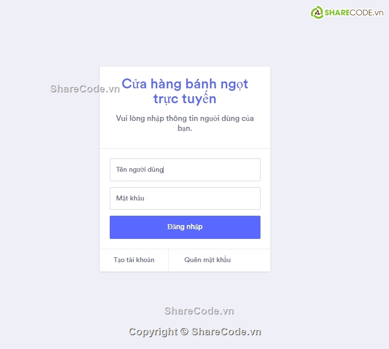 Website quản lý,bán bánh,cửa hàng bánh