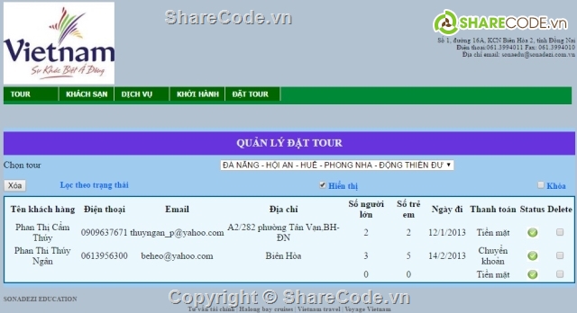 web quản lý,quản lý du lịch,đồ án web asp.net,bài tập lớn c#,Website quản lý Du Lịch,web tour  du lịch