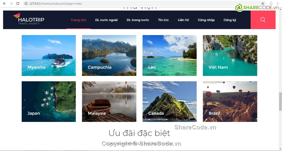 web php,web dat tour,web quản lý